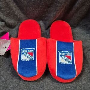 NHL New York Rangers 7/8 Slippers - NEW